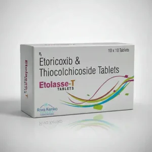 Etolasse -T Tablets | Fast Relief From Muscle Spasm & Pain | Muscle Relaxant Tablet, Anti-Inflammatory Muscle Pain Relief, No-Sedation Painkiller, Back Pain Medicine, Sprain And Strain Relief