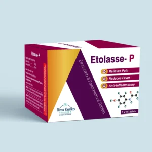 Etolasse-P Tablet | Etoricoxib + Paracetamol For Acute Pain Relief | Etoricoxib Paracetamol Tablet, Painkiller For Arthritis, Acute Back Pain Relief, Spondylitis Treatment Tablet, Post-Operative Pain Relief
