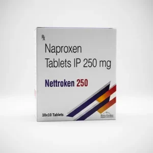 NETTROKEN Naproxen 250 Mg | Relief For Migraine, Pain & Swelling | Naproxen For Migraine, Anti-Inflammatory Naproxen, Pain Relief Tablet, Headache Relief Medicine, Swelling And Stiffness Treatment, NSAID For Migraine
