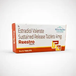 REESTRO Tablet | Estradiol Valerate 2mg/4mg For Menopause Relief & Bone Density Improvement | Estradiol Valerate 2mg, Menopause Treatment Tablets, Hot Flashes Relief Medicine, Bone Density Improvement, Perimenopausal Depression Treatment, Hormone Replacement Therapy, Osteoporosis Prevention, Women’s Health Medicine