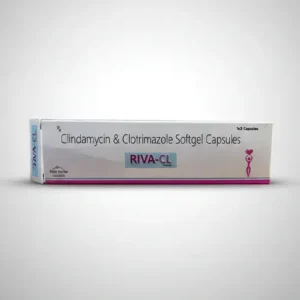 RIVA CL Soft Gel Vaginal Capsule | Relief From Bacterial Vaginosis & Infections | Vaginal Infection Capsule, Clindamycin Clotrimazole Combination, Bacterial Vaginosis Treatment, Vaginal Candidiasis Medicine, Leucorrhoea Relief, Antifungal Antibiotic Vaginal Softgel