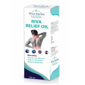 Riva-Relief oil – Ayurvedic Liniment for Instant Relief from Pain & Inflammation | Ayurvedic pain relief oil, joint pain oil, muscle pain liniment, back pain oil, arthritis relief oil, sciatica pain relief oil, rheumatic pain oil, herbal liniment