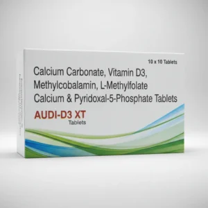 AUDI-D3 XT Tablet | B Vitamins + Calcium For Pregnancy & Bone Health | Calcium With Vitamin D3, Pregnancy Supplement, Methylfolate Prenatal Vitamin, Bone Health Supplement, Homocysteine Level Management, Neural Tube Defect Prevention