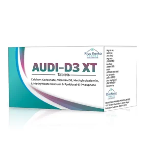 AUDI-D3 XT Tablet | B Vitamins + Calcium For Pregnancy & Bone Health | Calcium With Vitamin D3, Pregnancy Supplement, Methylfolate Prenatal Vitamin, Bone Health Supplement, Homocysteine Level Management, Neural Tube Defect Prevention