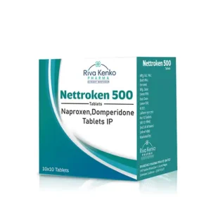 NETTROKEN Naproxen 250 Mg | Relief For Migraine, Pain & Swelling | Naproxen For Migraine, Anti-Inflammatory Naproxen, Pain Relief Tablet, Headache Relief Medicine, Swelling And Stiffness Treatment, NSAID For Migraine