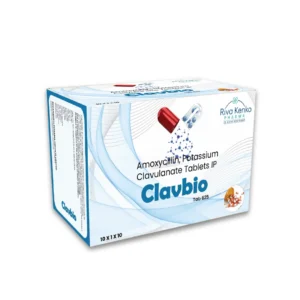 CLAVBIO 625 Tablet IP – Amoxycillin 500 mg & Potassium Clavulanate 125 mg Antibiotic | amoxycillin clavulanate 625 mg tablet, CLAVBIO 625 Tablet IP, amoxycillin 500 mg clavulanate 125 mg tablet, antibiotic tablet 625 mg, broad spectrum antibiotic tablet, respiratory infection antibiotic, UTI antibiotic tablet, ENT infection medicine